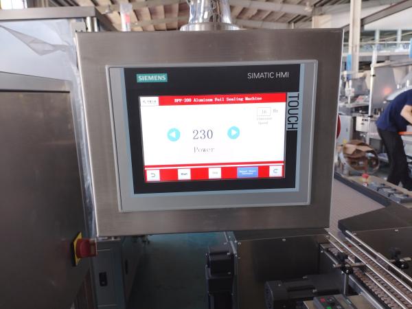 Heat Cans Sealing Aluminum Foil Hygienic Packaging Machine