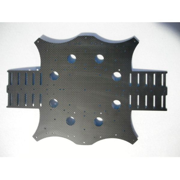 CNC の平織り機械化カーボン繊維 CNC サービス