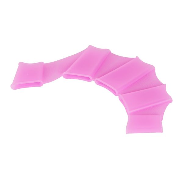Silicone Finger Fin Swimming Hand Paddles Durable Swim Training Gloves For Adult