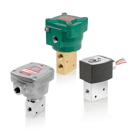 2 Position 3 Way 327 Series ASCO Solenoid Valves Direct Acting For Petrochemicals