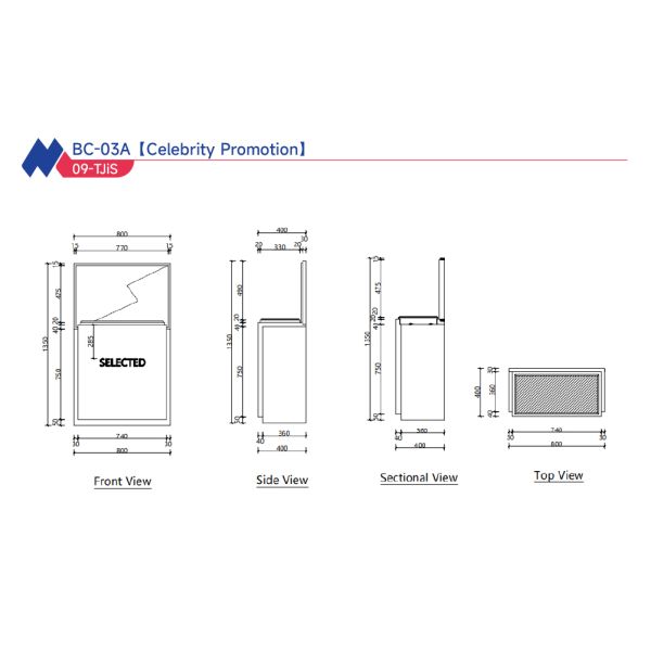 Brand Store Makeup Display Stand Showcase Gondola Retail Shelving