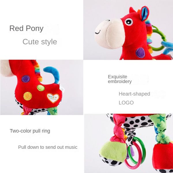 PP Cotton Filling Musical Plush Toys For Infants Height 18cm-34cm