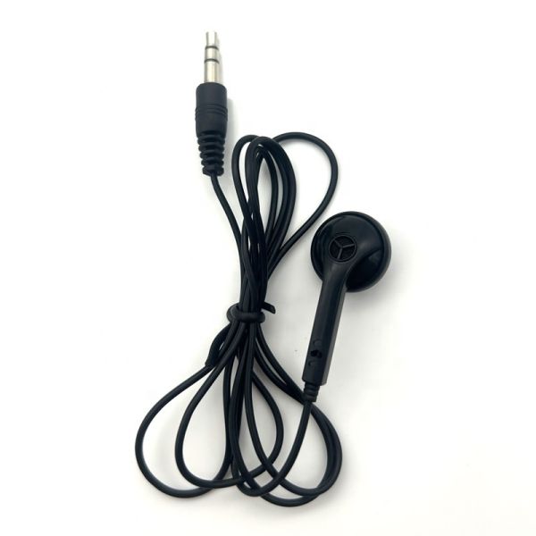 Competitive Airline Busline Disposable Earbud 3.5mm Wired Aviation Headset with PVC ABS Components and No Wireless Type