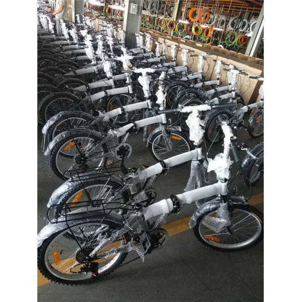 Folding Bicycle 20 Inch 7 Gear 6 Speed Hi Ten Steel Frame Aluminum Alloy Shimano Folding Bike 13KG