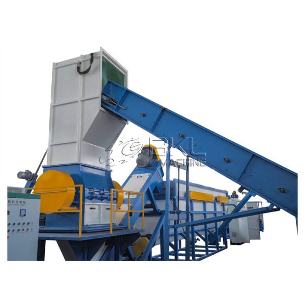 500kg/Hr Plastic Recycling Equipment 100mm Pe Film Washing Line