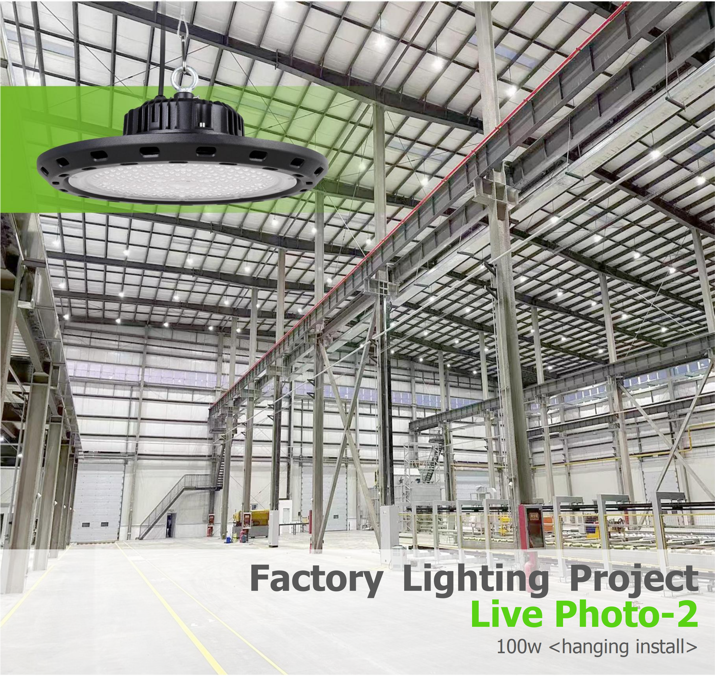 УФО высокий подводный свет с датчиком движения потолок для мастерского склада