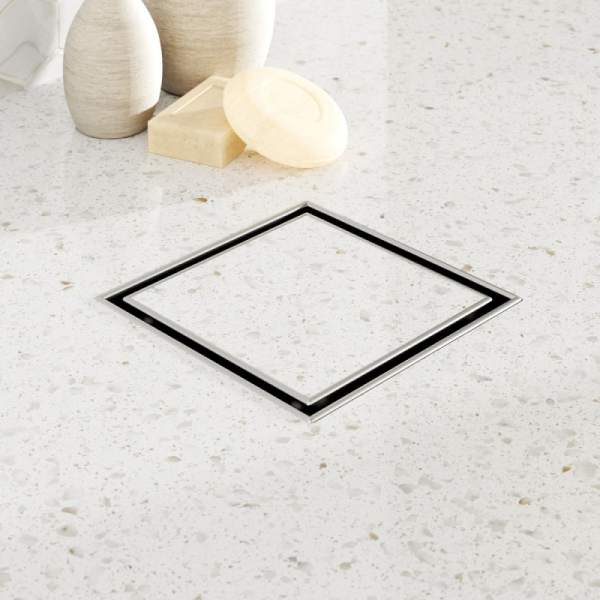 Modern Simple Fashion SS 304 316 Stainless Steel Linear Showroom Floor Drain Invisible