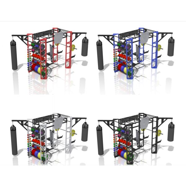 Indoor Comprehensive Crossfit Training Rig HIIT Boxing Bag Rig Exercise Facility