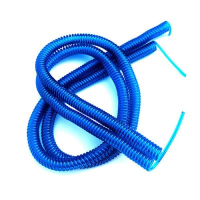 Custom Length Transparent Plastic Safety Tool Lanyards Expanding Spring Coil Lanyard