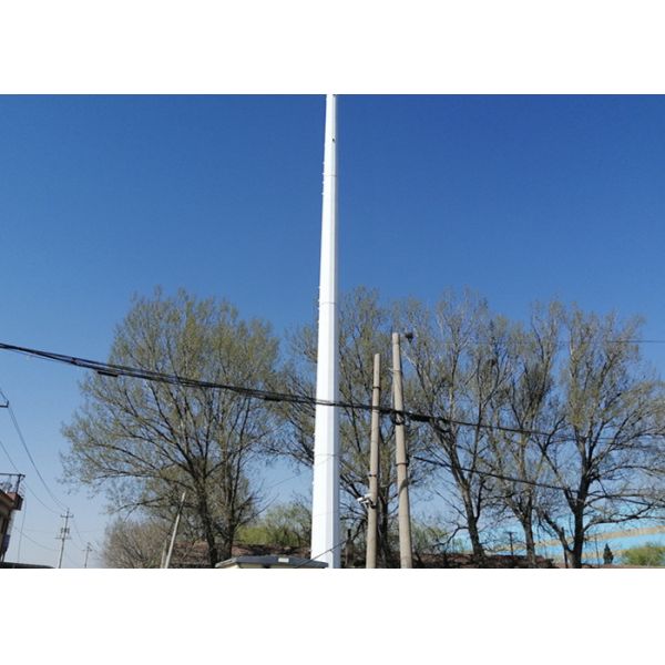 Shielded Arc Welding Monopole Cell Tower , AWS D1.1 Mobile Communication Tower