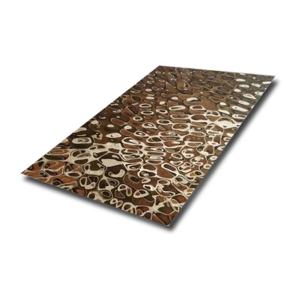 304 Colour Coated Steel Sheets Decorative Metal Wall Panels 0.8mm x 1219mm x 2438mm