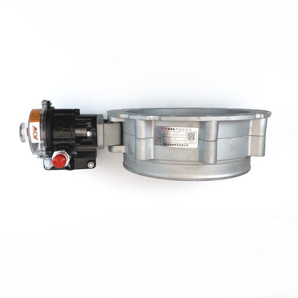 Flange Connection Aluminum Butterfly Valves DN250 Pneumatic For Cement Silo