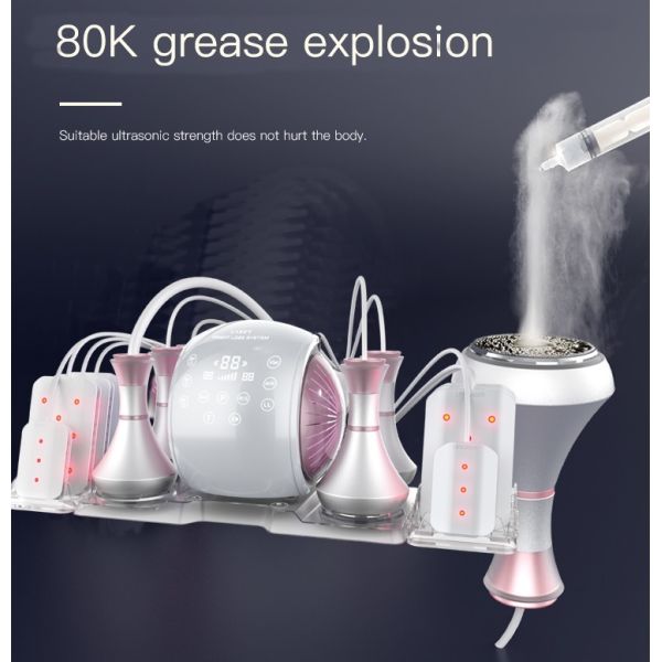 5 in 1 Skin Tightening Ultrasonic Cavitation Machine Vacuum Cavitation Slimming Machine