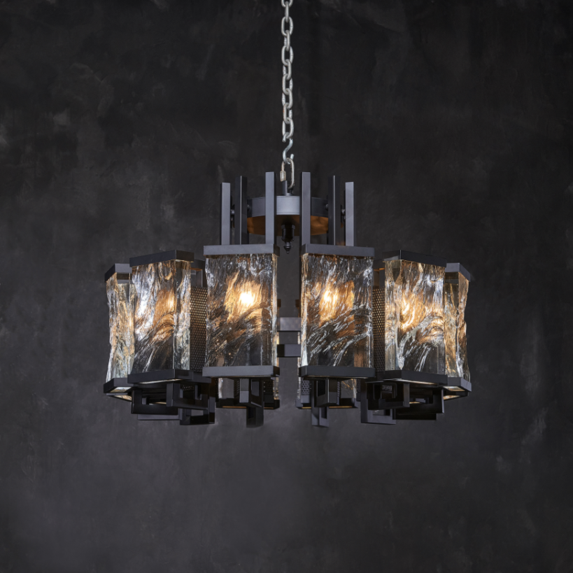 Vintage Style LED Pendant Light with Adjustable Height and 50000 Hours Lifespan for Indoor Decorative Lighting