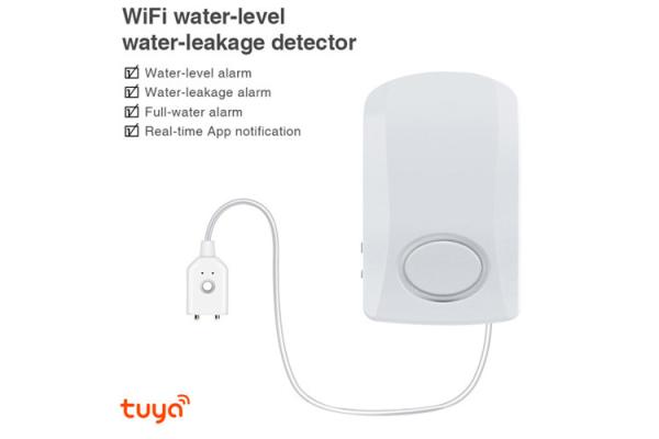 ABS Smart Water Sensor Alarm Wireless 115G For Kitchen Bathroom