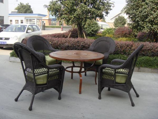  5pcs luxury America barbecue dining furniture 