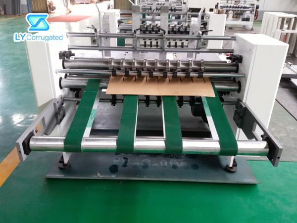 Largura de entalho ondulada da distância 7mm da máquina de entalho 45mm da caixa da ripa