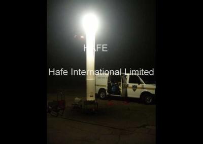 Torre clara inflável de prisma da iluminação da segurança, balão inflável da coluna da coluna de HMI 1000W