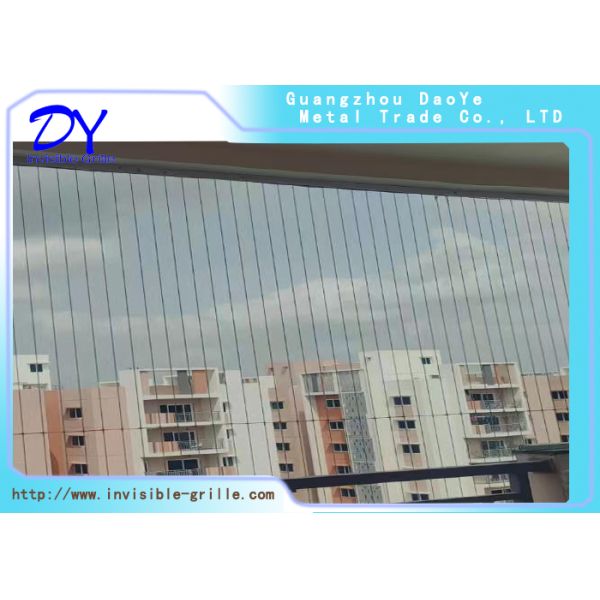Windows Invisible Grille 12 1 Construction and Nylon Steel Wire Rope Surface for Long-Lasting Durability