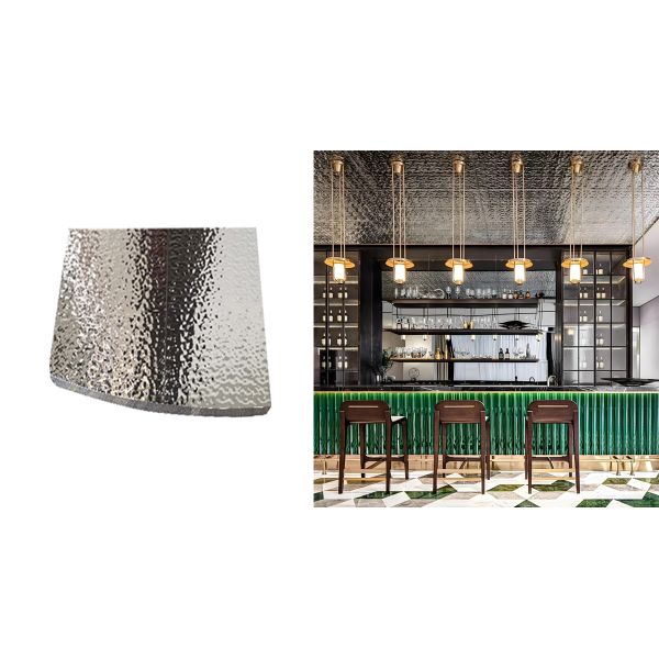 Moisture Proof water rippled aluminum honeycomb ceiling featuring 90dB shielding performance suitable for noise reduction in large spaces