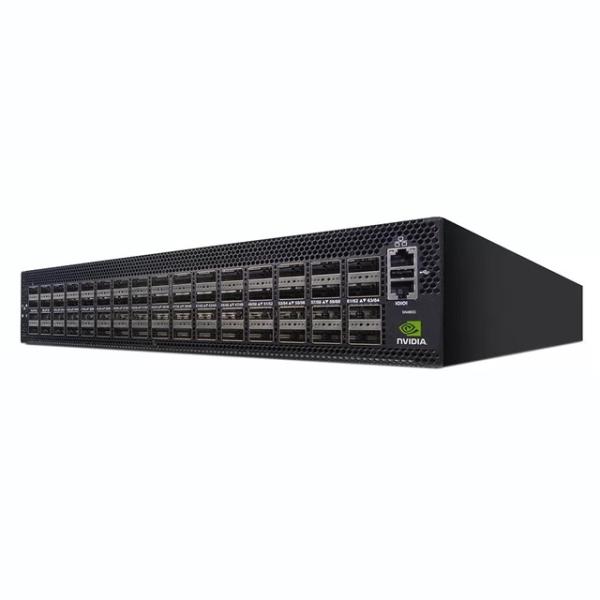 NVIDIA MSN4600-CS2FC Spectrum-3 Based 100GbE 2U Open Ethernet Switch with Cumulus plies, x86 CPU, Standard Depth, P2C Airflow, Rail KitLinux, 64 QSFP28 Ports, 2 AC Power Sup