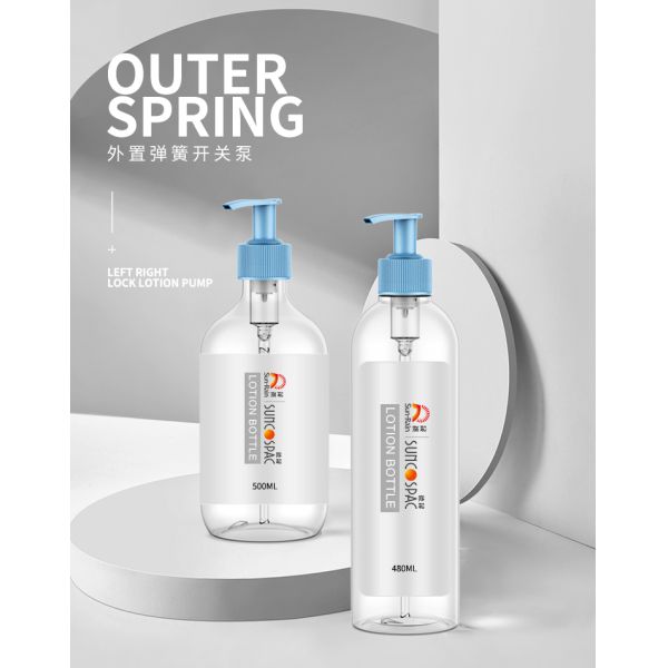 High Viscosity Blue Bottle Lotion Pump Dispenser Liquid Cream Pump