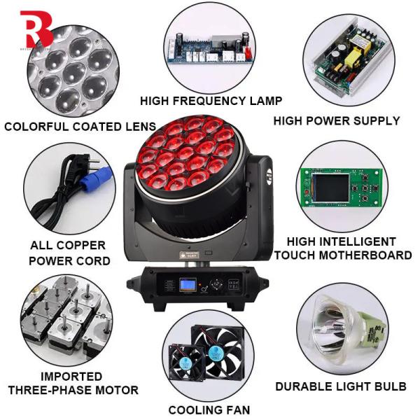 850W DMX512 Outdoor LED Moving Head Stage Light RGBW 4in1