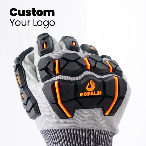 Lightweight TPR Gloves Anti Collision Washable PU Coated Cut Resistant Gloves