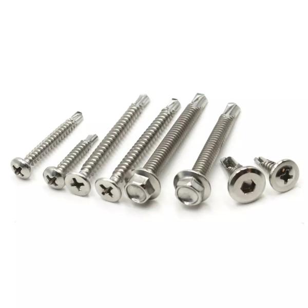 1/5 Flat Head Screw Fastener 304 316 SS Drywall Fastener