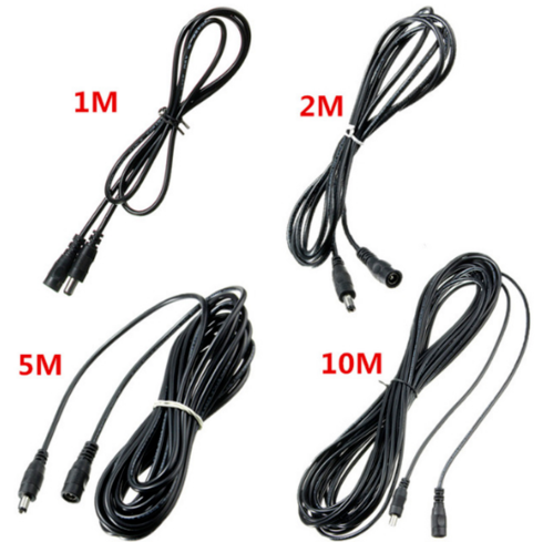 5.5*21dc Jack CCTV DC Cable for C-Power Supply in Black 2m 3m 5m 10m Length