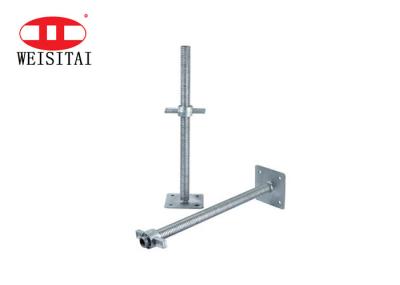 Andaime Jack Base da cavidade do parafuso do HDG Q235
