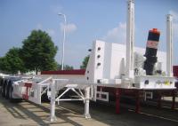 Charge utile de 30 tonnes 3 tambours essieux 40 pieds squelette remorqueur semi-camion