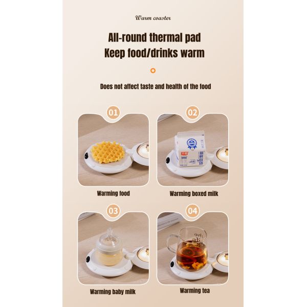 110-220 V Stylish UFO  Coffee Milk Tea Mug Cup Electric Heating Coaster Warmer