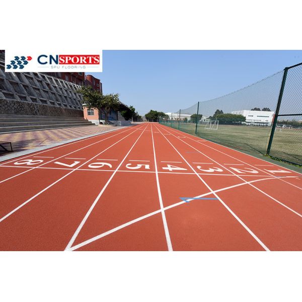 13mm Thick Rubber Running Track with Weather Resistance IAAF certificate