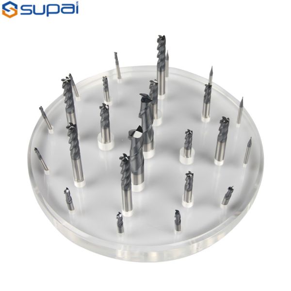 Outils Carbure Fraises Plates , Finition Professionnels 4 Flutes Forets Monobloc