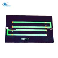 Painel solar ZW-11069 Mini Portable Solar Panel Charger de resina de cola Epoxy de Mini Portable Solar Panel 1.2W