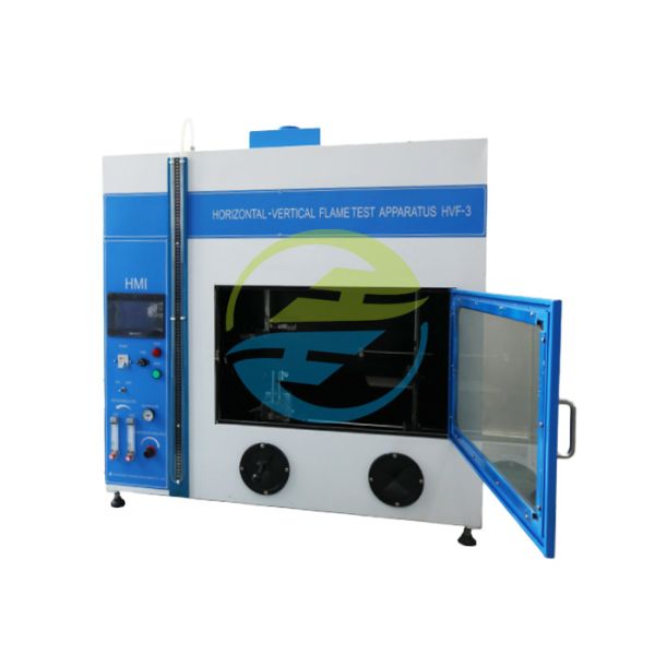 7 inch color touch screen Flammability Testing Equipment for user-friendly Horizontal And Vertical Burning Test