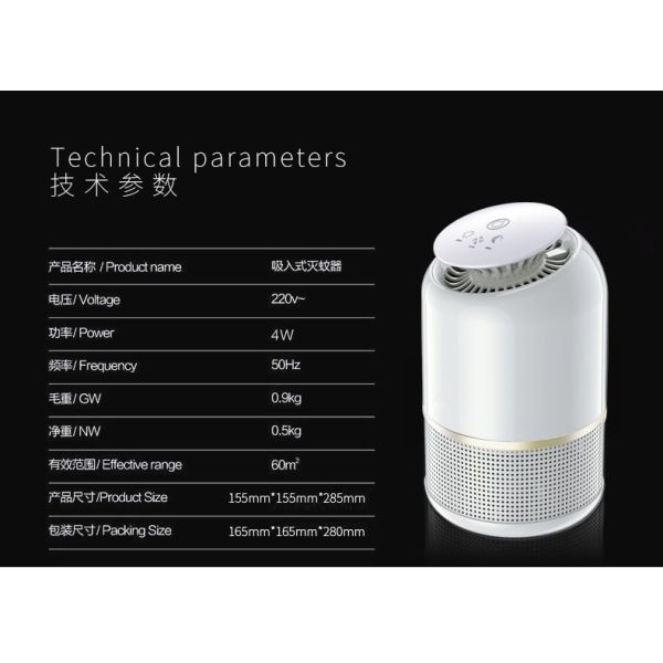 2020 New UV Electric LED Home Insect Trap Mosquito Killer Lamp with USB