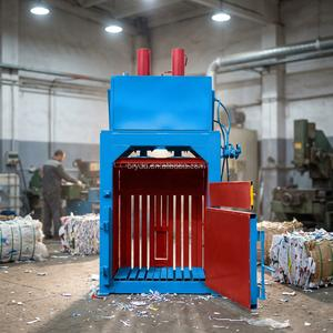 380V/50HZ Hydraulic Baling Press Machine High Efficiency Vertical Baler For Sale