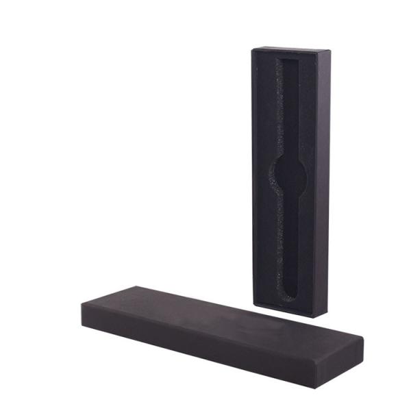 Rectangle Black Gift Watch Kraft Paper Box Sponge Protective
