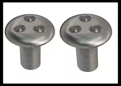 M2.2 M2.3 Two Three Holes Snake Eyes Pig Nose Flat Round Head Security Metal Screw Hardened Carbon Steel Plated With Nickel