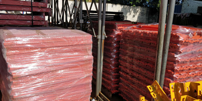 Shipping Mall Heavy Duty Storage Racks , Industrial Storage Mezzanine Floor