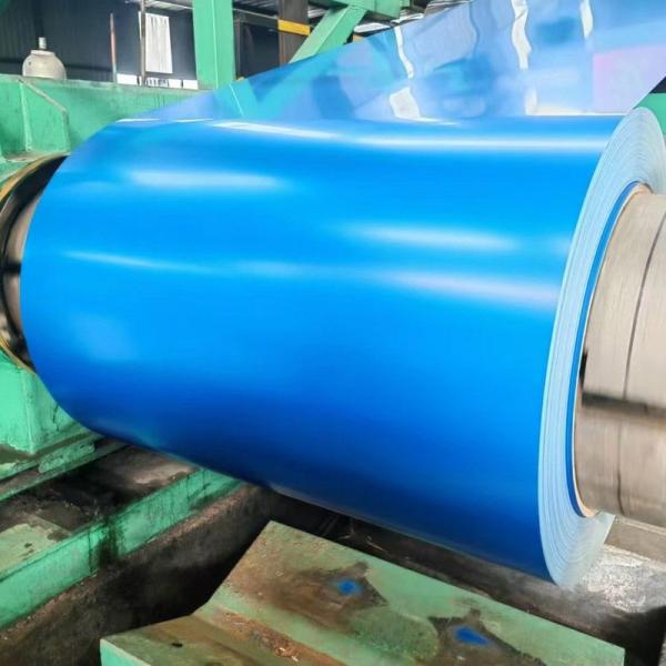 ASTM A755 50 width blue color prepinted steel coil blue color coil for roofing