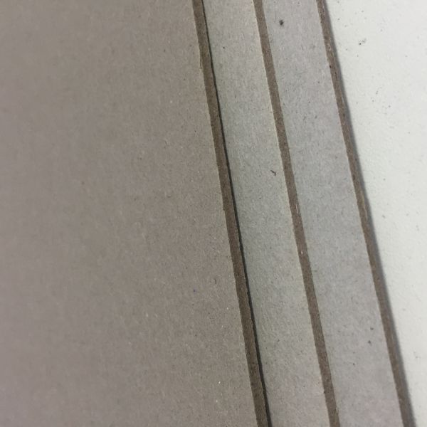 Обжатый в оболочке серые листы обложки книги толщины бумаги доски 2.4мм