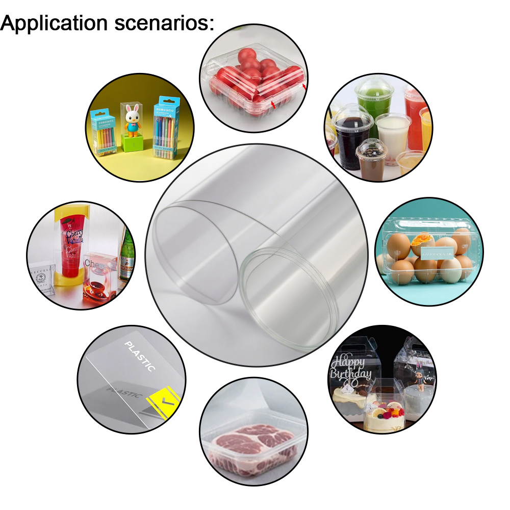 High Transparency Thermoforming Material Petg Film Roll Anti Fog Heat Resistant Pet Sheet Custom Petg Sheet Plastic Sheets