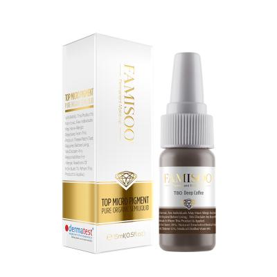 Pigmento rápido da tatuagem da sobrancelha da coloração, pigmento de Microblading da sobrancelha 15ml