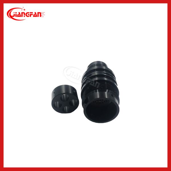 Aluminum Alloy / POM Buffer Tube Fan Out Kit 2 core 3.0mm 7mm Cable Dia Fiber