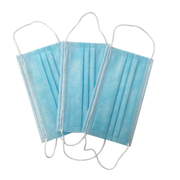 3 ply Good quality non-woven fabric disposable individual hospital medical face mask