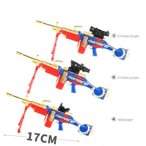 Cosplay Weapon Props Alloy Armor Gun Key Chain M249 Gun Model