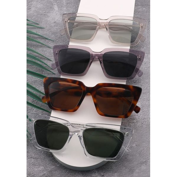 OEM ежедневного на открытом воздухе квадратного объектива TAC солнечных очков ацетата Unisex